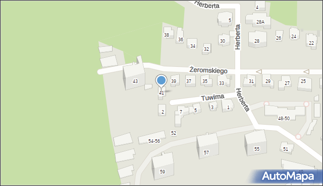 Sopot, Żeromskiego Stefana, 41, mapa Sopotu