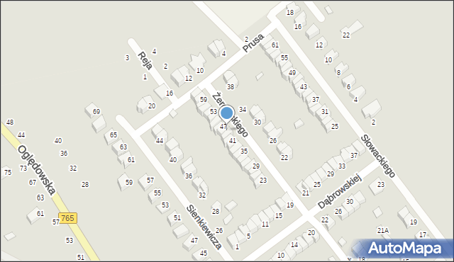 Staszów, Żeromskiego Stefana, 45, mapa Staszów