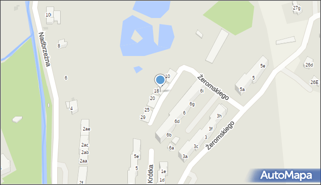 Stronie Śląskie, Żeromskiego Stefana, 44, mapa Stronie Śląskie