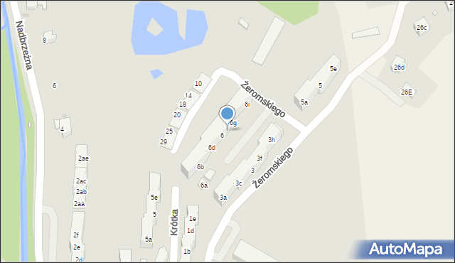 Stronie Śląskie, Żeromskiego Stefana, 6f, mapa Stronie Śląskie