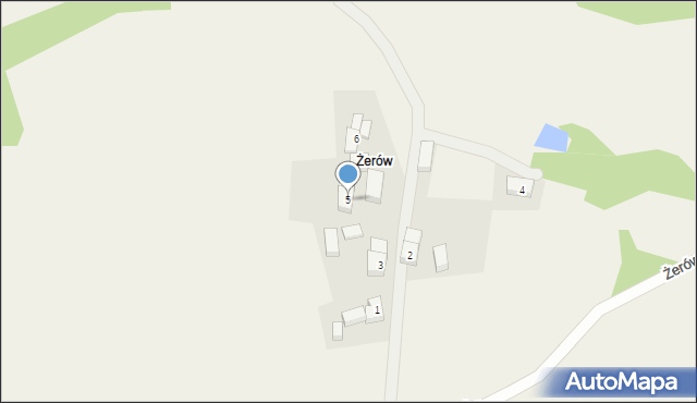 Strupice, Żerów, 5, mapa Strupice