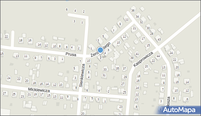 Strzelno, Żeromskiego Stefana, 2, mapa Strzelno