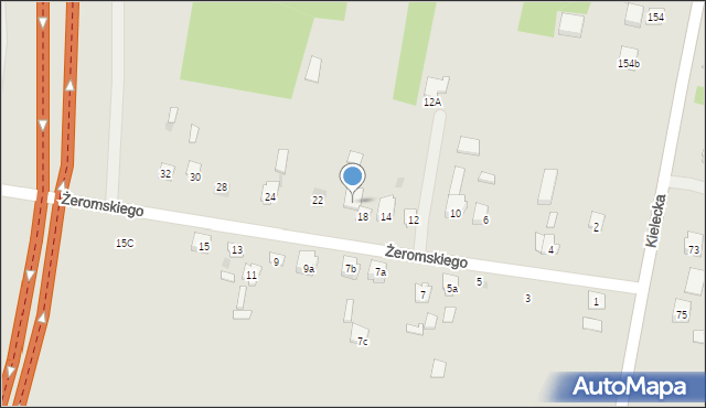 Suchedniów, Żeromskiego Stefana, 20, mapa Suchedniów