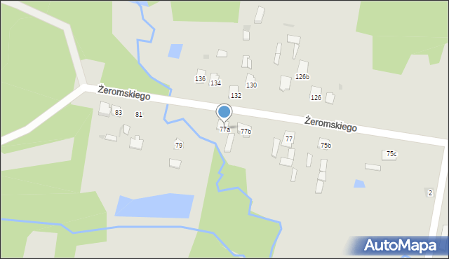 Suchedniów, Żeromskiego Stefana, 77a, mapa Suchedniów