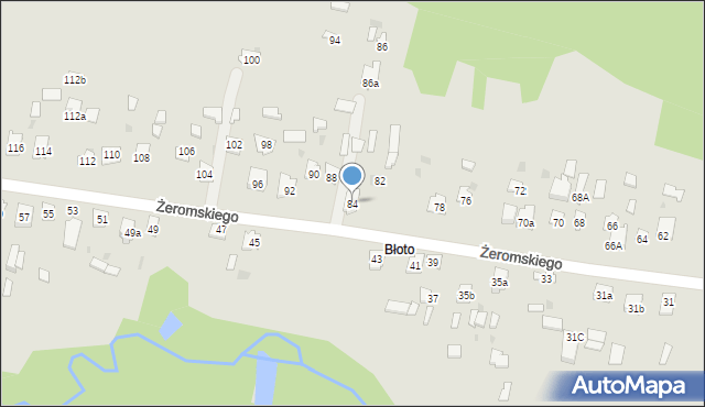 Suchedniów, Żeromskiego Stefana, 84, mapa Suchedniów