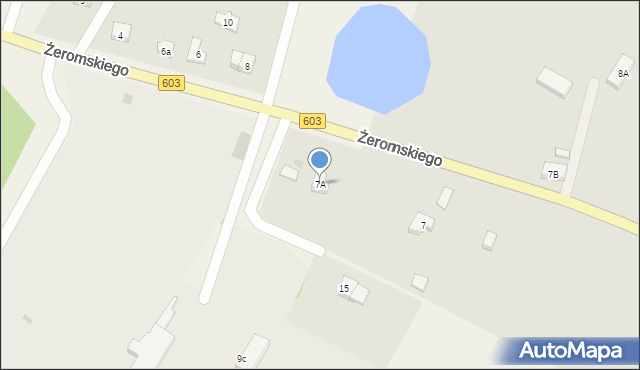 Sztum, Żeromskiego Stefana, 7A, mapa Sztum