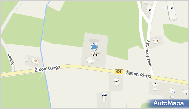 Sztumskie Pole, Żeromskiego Stefana, 16B, mapa Sztumskie Pole