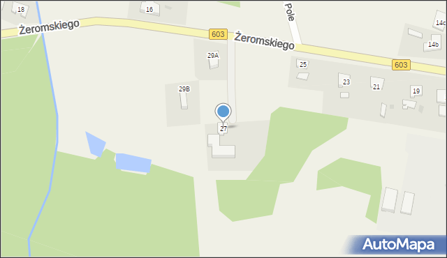 Sztumskie Pole, Żeromskiego Stefana, 27, mapa Sztumskie Pole