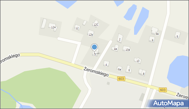 Sztumskie Pole, Żeromskiego Stefana, 3, mapa Sztumskie Pole