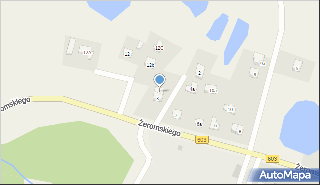 Sztumskie Pole, Żeromskiego Stefana, 3a, mapa Sztumskie Pole