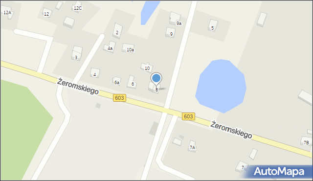 Sztumskie Pole, Żeromskiego Stefana, 8, mapa Sztumskie Pole