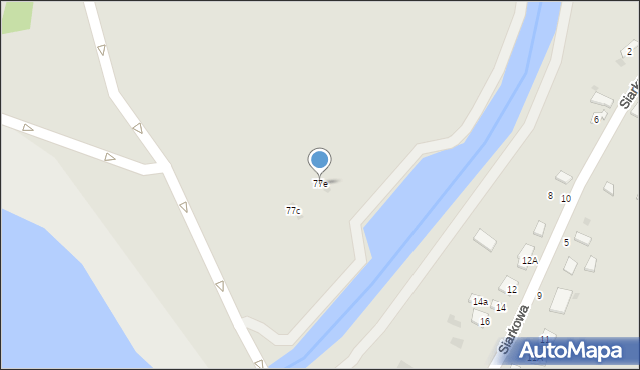 Tarnobrzeg, Żeglarska, 77e, mapa Tarnobrzegu