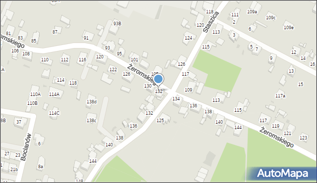 Tarnowskie Góry, Żeromskiego Stefana, 132, mapa Tarnowskie Góry