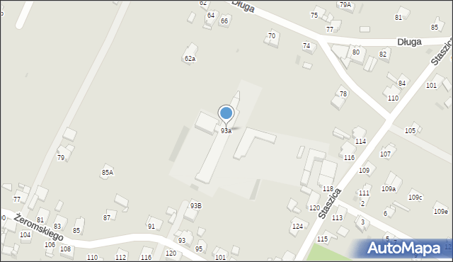 Tarnowskie Góry, Żeromskiego Stefana, 93a, mapa Tarnowskie Góry