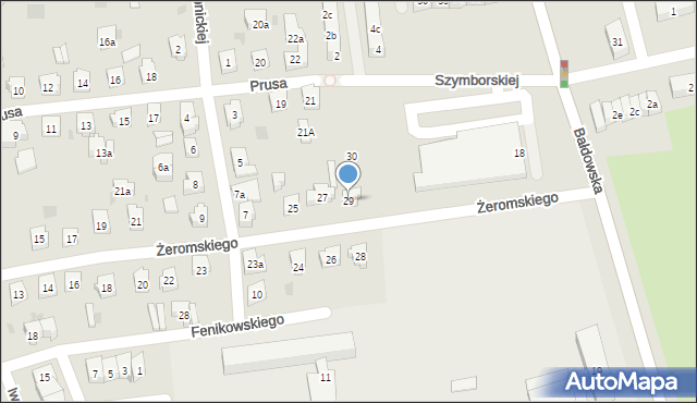 Tczew, Żeromskiego Stefana, 29, mapa Tczew