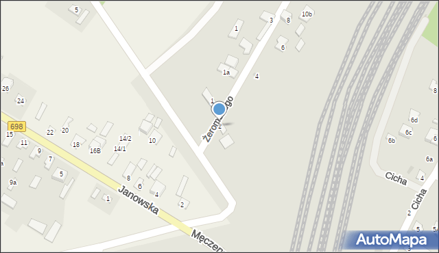 Terespol, Żeromskiego Stefana, 2, mapa Terespol