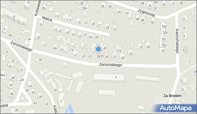 Tomaszów Lubelski, Żeromskiego Stefana, 23, mapa Tomaszów Lubelski