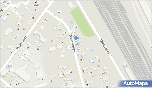 Tomaszów Mazowiecki, Żeromskiego Stefana, 11a, mapa Tomaszów Mazowiecki