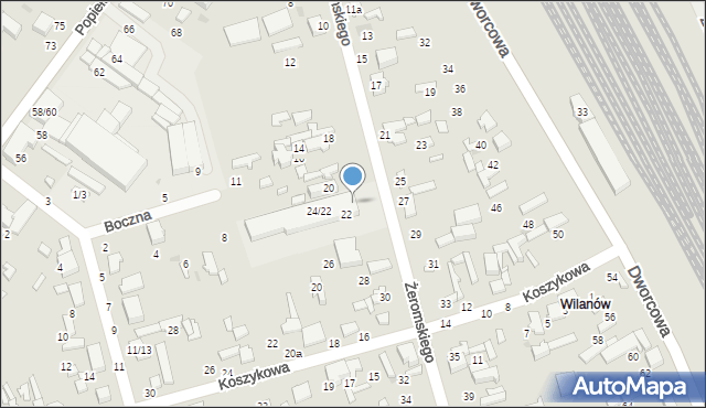 Tomaszów Mazowiecki, Żeromskiego Stefana, 22/24, mapa Tomaszów Mazowiecki