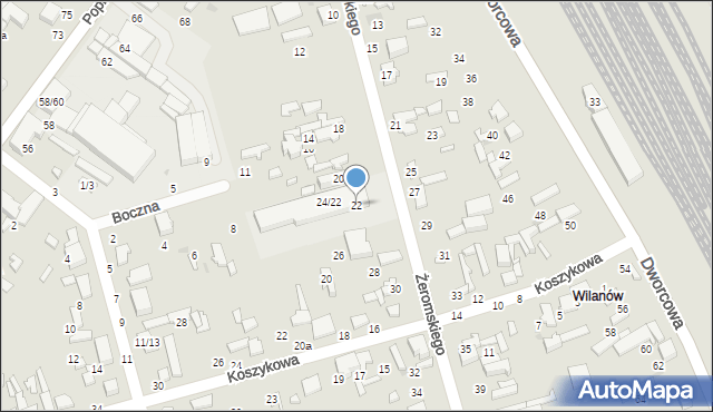 Tomaszów Mazowiecki, Żeromskiego Stefana, 22, mapa Tomaszów Mazowiecki