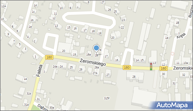 Trzcianka, Żeromskiego Stefana, 18, mapa Trzcianka