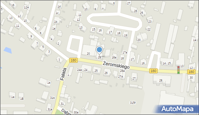 Trzcianka, Żeromskiego Stefana, 19, mapa Trzcianka