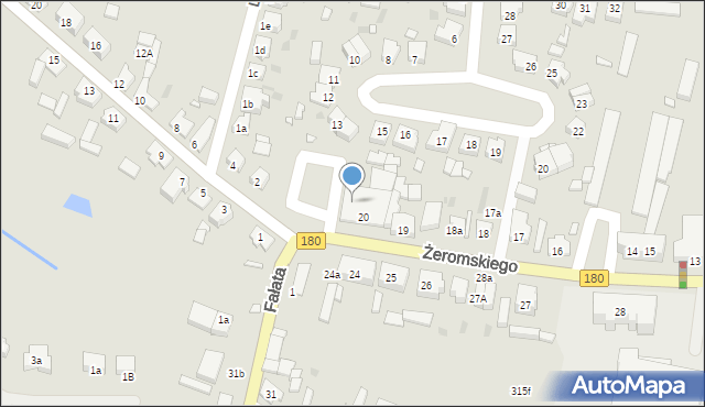 Trzcianka, Żeromskiego Stefana, 21, mapa Trzcianka