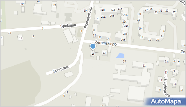 Trzebnica, Żeromskiego Stefana, 15, mapa Trzebnica
