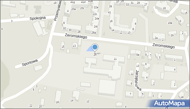 Trzebnica, Żeromskiego Stefana, 25, mapa Trzebnica