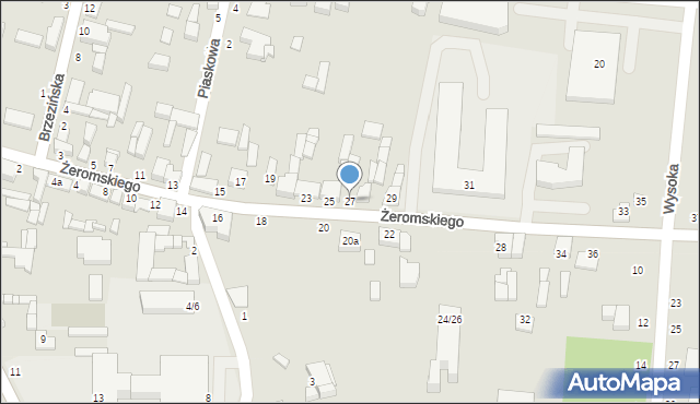 Tuszyn, Żeromskiego Stefana, 27, mapa Tuszyn