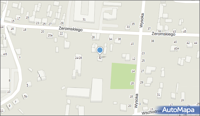 Tuszyn, Żeromskiego Stefana, 32, mapa Tuszyn