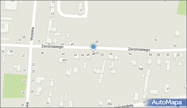 Tuszyn, Żeromskiego Stefana, 48, mapa Tuszyn