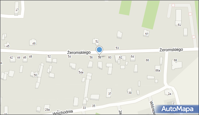 Tuszyn, Żeromskiego Stefana, 58, mapa Tuszyn