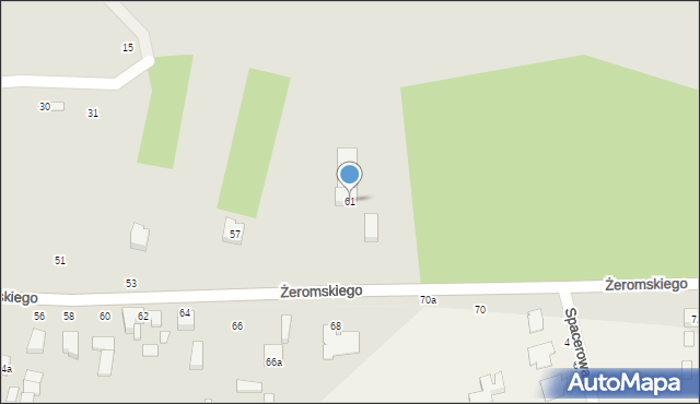 Tuszyn, Żeromskiego Stefana, 61, mapa Tuszyn