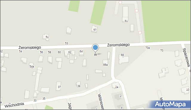 Tuszyn, Żeromskiego Stefana, 66, mapa Tuszyn