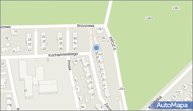 Wągrowiec, Żeromskiego Stefana, 31, mapa Wągrowiec