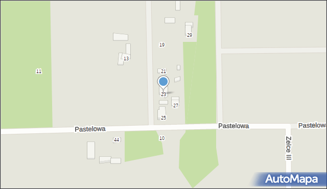 Węgrów, Zelce III, 8b, mapa Węgrów