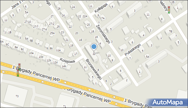 Wejherowo, Żeromskiego Stefana, 12, mapa Wejherowo