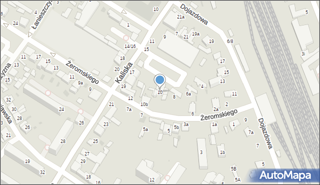 Włocławek, Żeromskiego Stefana, 10, mapa Włocławka