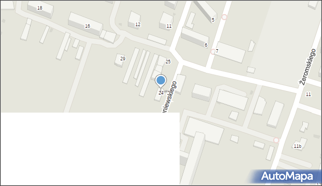 Włoszczowa, Żeromskiego Stefana, 24, mapa Włoszczowa