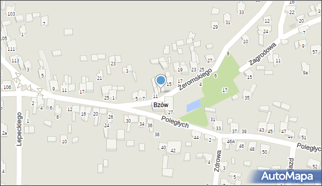 Zawiercie, Żeromskiego Stefana, 13, mapa Zawiercie