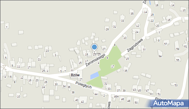 Zawiercie, Żeromskiego Stefana, 23, mapa Zawiercie