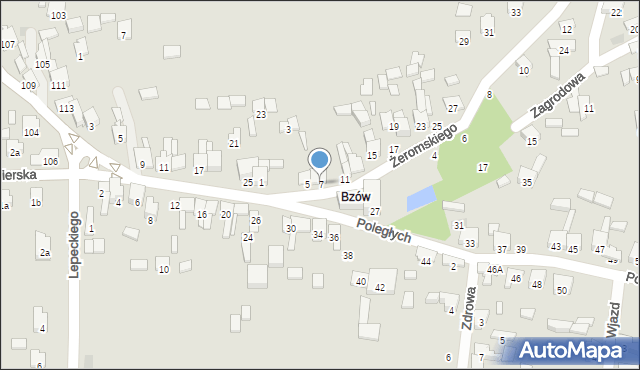 Zawiercie, Żeromskiego Stefana, 7, mapa Zawiercie