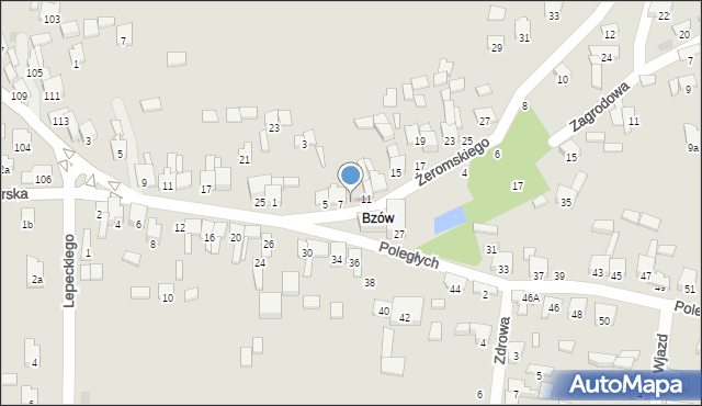 Zawiercie, Żeromskiego Stefana, 9, mapa Zawiercie