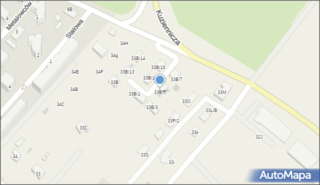 Zębowice, Zębowice, 33B/5, mapa Zębowice