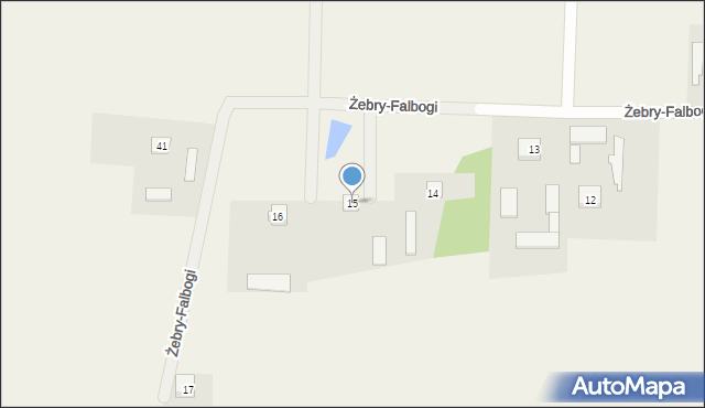 Żebry-Falbogi, Żebry-Falbogi, 15, mapa Żebry-Falbogi