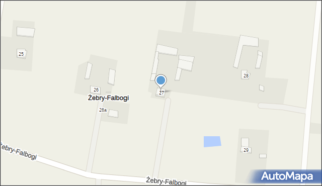 Żebry-Falbogi, Żebry-Falbogi, 27, mapa Żebry-Falbogi