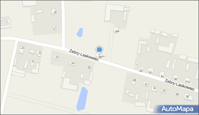 Żebry-Laskowiec, Żebry-Laskowiec, 19, mapa Żebry-Laskowiec