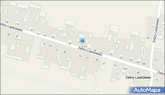 Żebry-Laskowiec, Żebry-Laskowiec, 52, mapa Żebry-Laskowiec