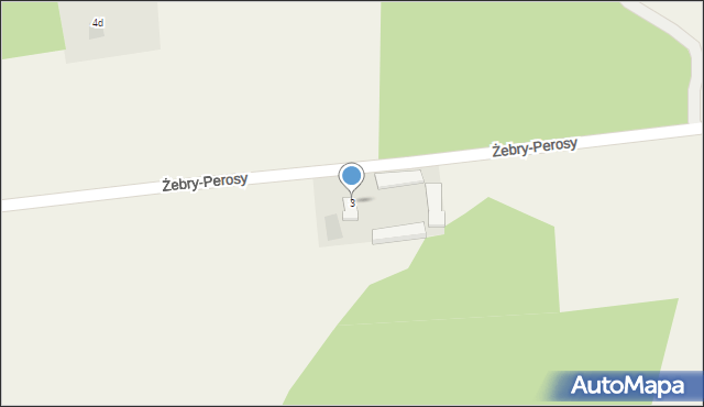 Żebry-Perosy, Żebry-Perosy, 3, mapa Żebry-Perosy